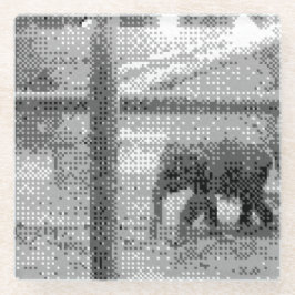 elefante pixelizado