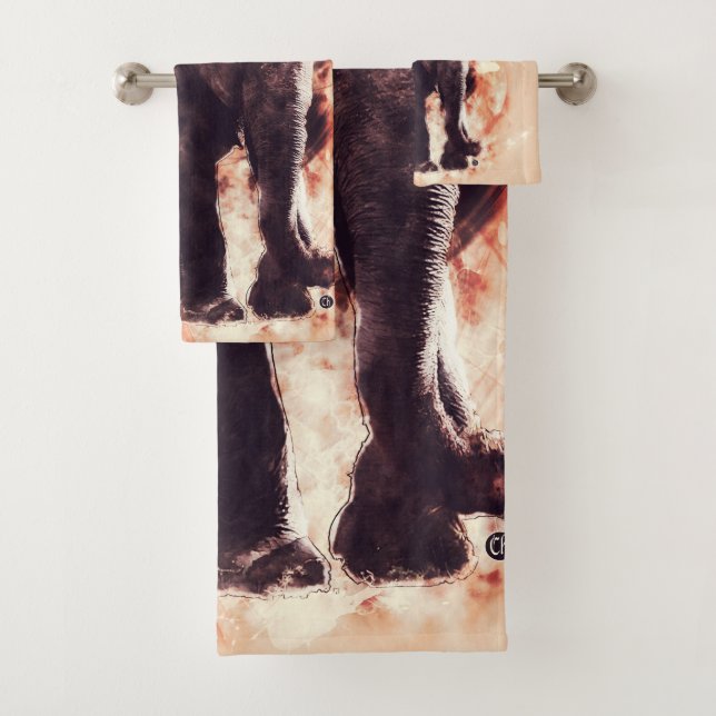 Elefante Toalhas de banho (Insitu)