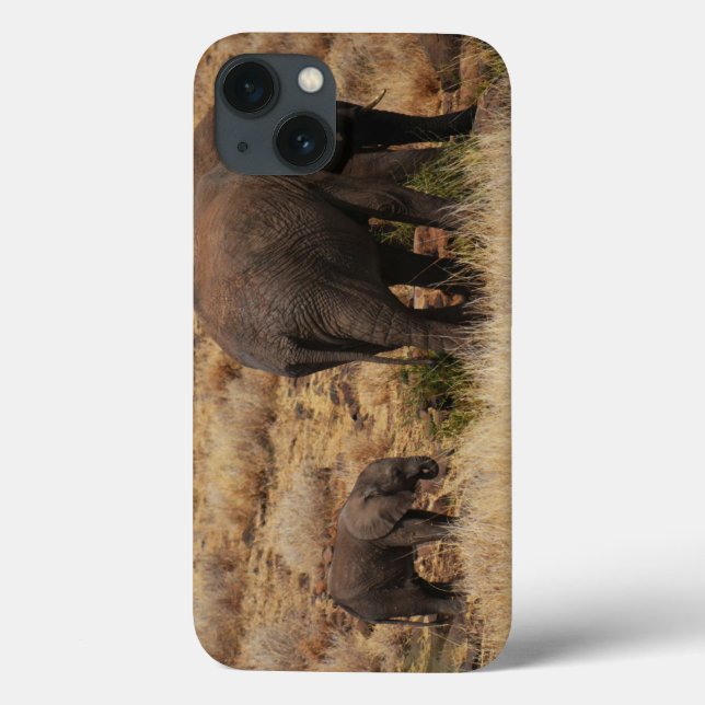 Elefantes Selvagens com capas de Ar iPad para Bebê (Verso)