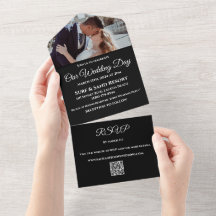 Elegance Eternal-Pink Peony-Photo Wedding-QR code-