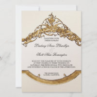 Elegância 2 de empate preto, Convites para Casamen