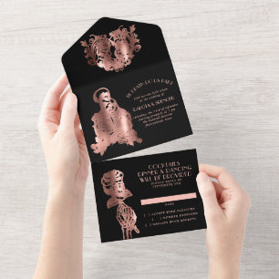 Elegância assustadora Casamento de esqueleto de