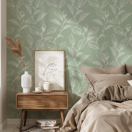 Elegância Botânica de Sage Minimalista