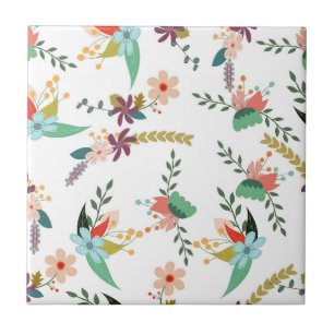Elegância Botânica" Padrão Floral