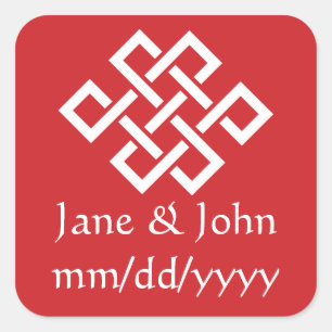 Elegância chinesa na etiqueta da cereja