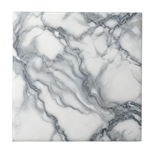 Elegância Cinza Chic e Branco com Aparência de Már