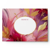 Elegância Contemporânea: Rosa Fúcsia Dourado