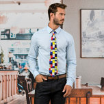 Elegância de Mondrian: Gravata de Pescoço Inspirad<br><div class="desc">Adicione sofisticação ao seu traje com uma gravata inspirada na "Composição A" de Piet Mondrian. Detalhes de alta qualidade e linhas em negrito dão vida ao design icônico de Mondrian, mesclando cores vibrantes com estilo refinado. Esta gravata exclusiva permite vestir uma história de arte, expulsando confiança e criatividade a cada...</div>