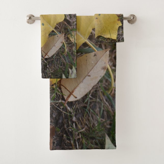 Elegância do conjunto das toalhas de outono (Insitu)