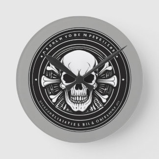 Elegância do eterno: Desenho do Relógio de Parede 