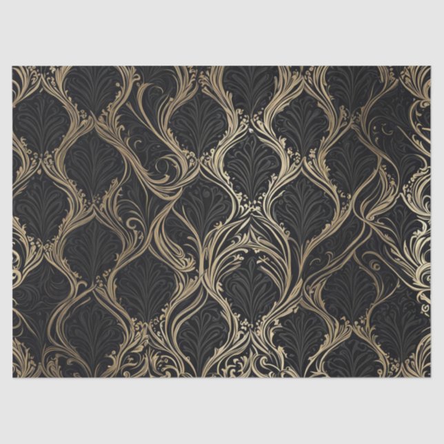 Elegância do ouro sobre o papel de dissociação pre (Frente )