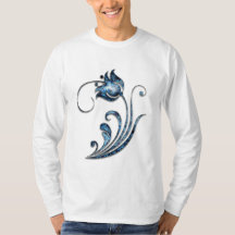 "Elegância Eetérea - Design de Camisa de T"