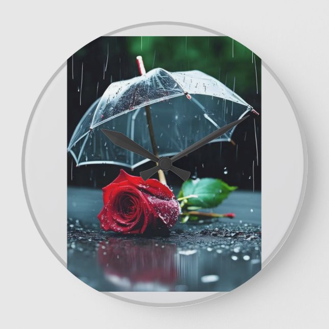 "Elegância Eterno: Um Relógio De Parede Que Comple (Frente)