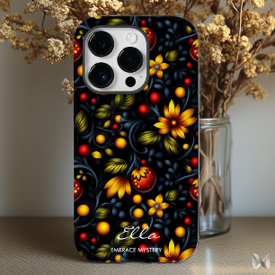 Elegância Floral de Khokhloma - Versão Moderna da