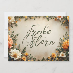 Elegância Floral - Saudações de Páscoa de Primaver
