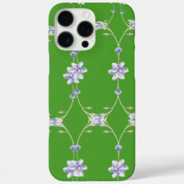 Elegância Floral Verde - Capa de telefone
