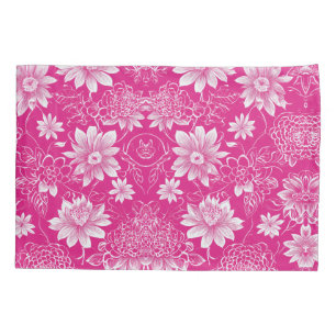 Elegância florescente: Design Floral Pillowcase