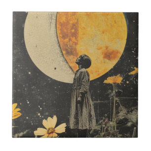 Elegância Lua - Mulher com Lua