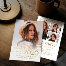 Elegância Moderna Turma de 2026 Foto Graduação