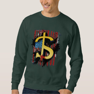 Elegância Monetária: Camiseta de Design de Dólar"