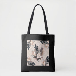 Elegância no saco de tote de flor