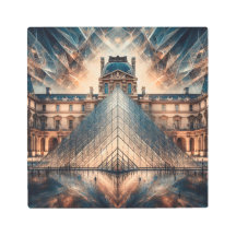 Elegância Revelada: A pá de vidro do Louvre