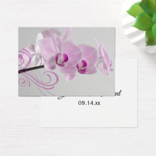 Elegância Rosa Orquídea Obrigado Ponha As Etique