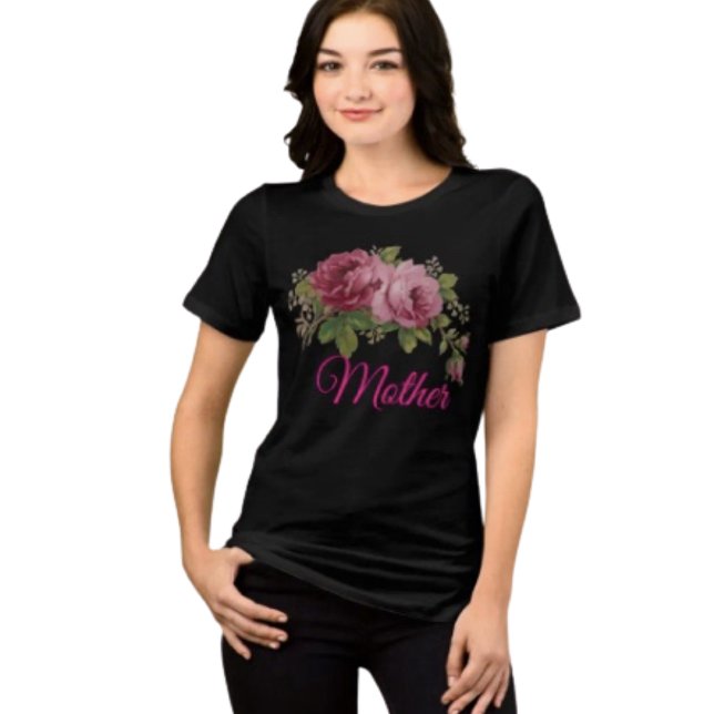 Elegância Rosa Rosa (
Comfy tri-blend women’s tee feminine fit, scoop neck, short sleeves, relaxed fit.  
)