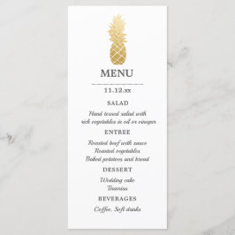 Elegância tropical | Menu Casamento de Ananás