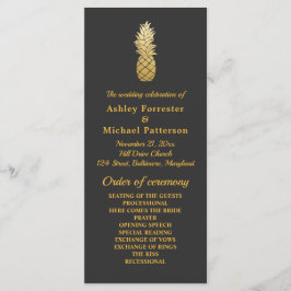 Elegância Tropical | Programa de Casamento de Abac