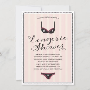 Elegância Vintage   Convite para Chás de panela 