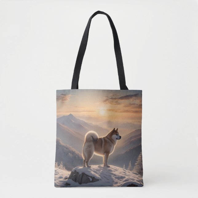 Elegant Akita Shoulder Bolsa (Frente)
