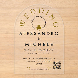 Elegant And Minimalist  Simple Wedding With QR