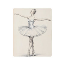 Elegant Ballerina Metal Print