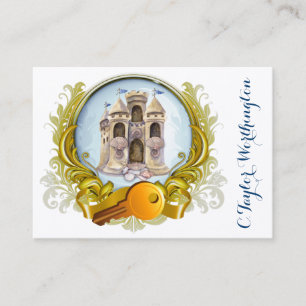 Elegant Beach Real Estate Cartão de visita