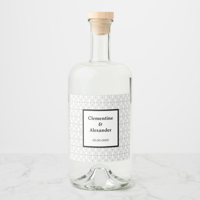 Elegant Black and White Art Deco Style (Frente)