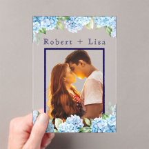 Elegant Blue Floral Wedding