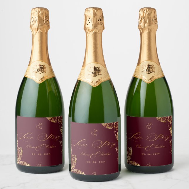 Elegant Boho | Casamento Dourado de outono de Borg (Garrafas)