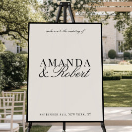 Elegant Classy Black and Ivory Wedding