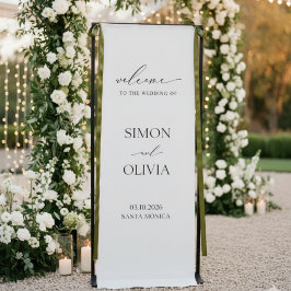 Elegant Custom Names and Date Ceremony