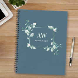 Elegant Eucalyptus Botanical Greenery Notebook