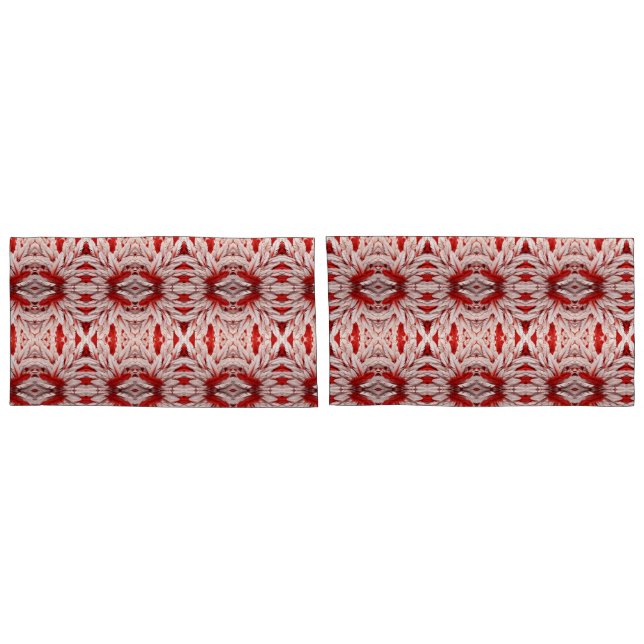 Elegant Feather Pillowcases – Matching Bedroom Bed (Traseira-Conjunto)