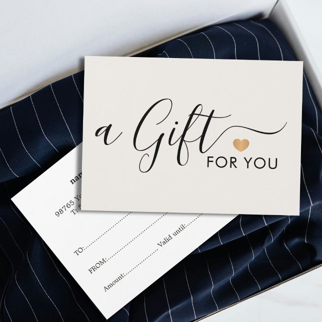 Elegant Festive Faux Gold Heart Warm White (Criador carregado)