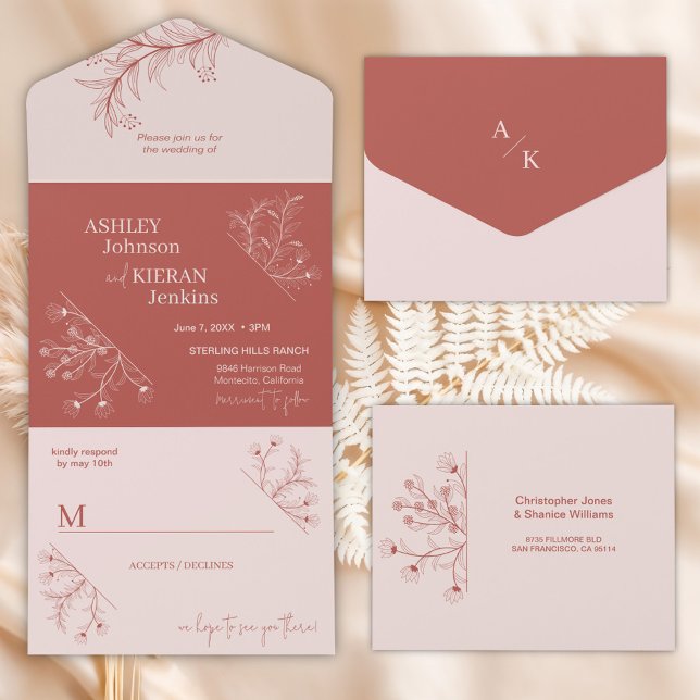 Elegant Floral Boho Wedding (Criador carregado)