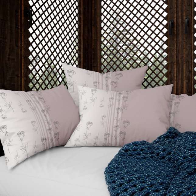 Elegant Floral Brush Rosa (Criador carregado)