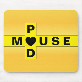 Elegant Gold Pattern Mouse Pad for Luxe Desk Vibes