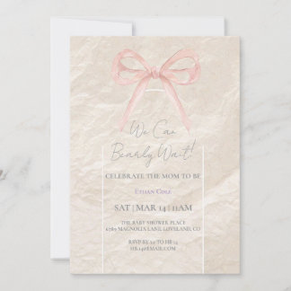 Elegant Neutral Baby Shower Invitation – Minimalis