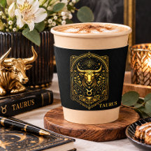 Elegant Ornate Taurus Zodiac Sign |