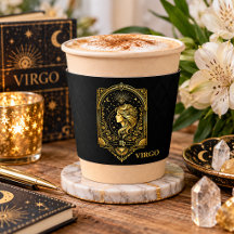 Elegant Ornate Virgo Zodiac Sign |