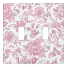 Elegant Pink Floral Chinoiserie 